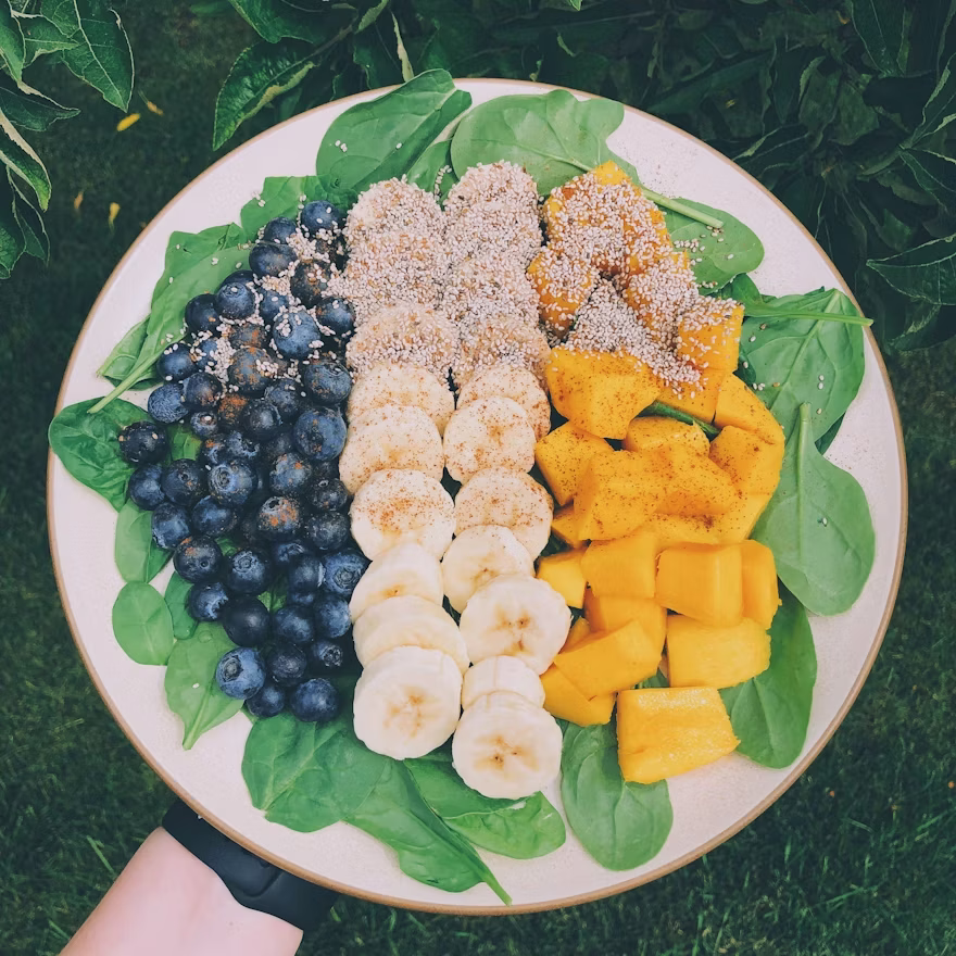 plate of fruit